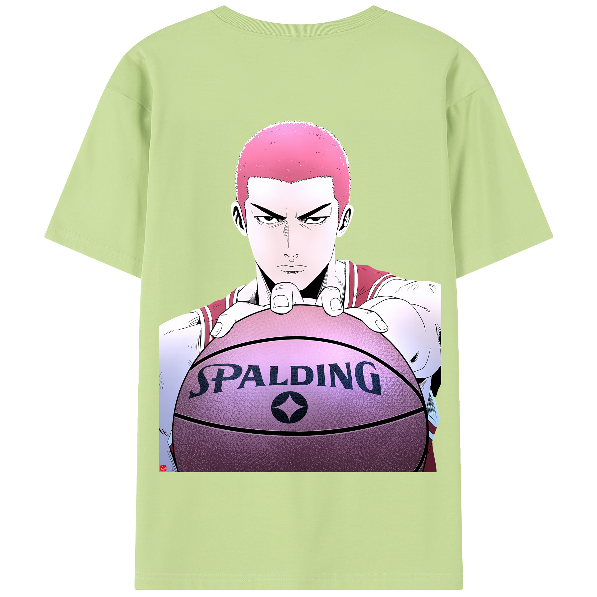 SLAM DUNK／スラムダンク 綿100％半袖Tシャツ（背面プリント）
